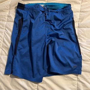 Speedo men’s swim trunks with full liner. Used in good condition.